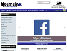 Tablet Screenshot of hjoernely.dk